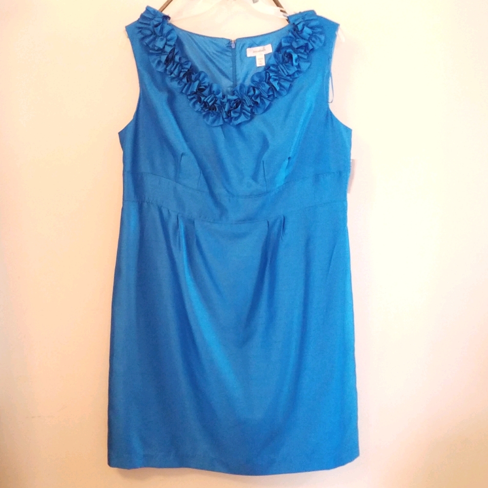 Blue Sleeveless Dress. Dressbarn